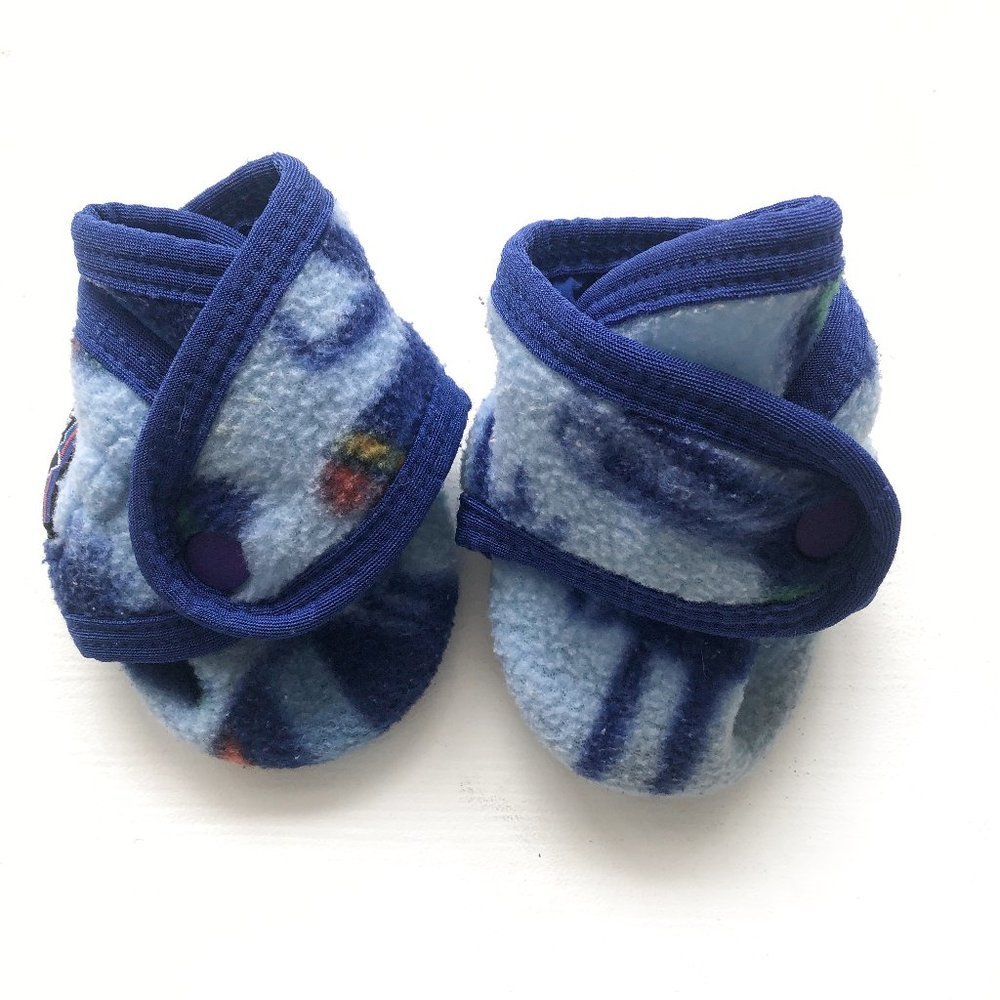 Patagonia Synchilla Fleece Booties Blue Size Small